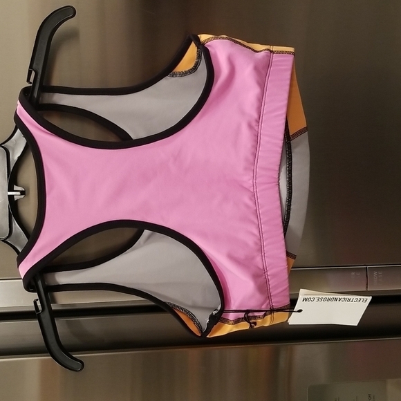 💕ELECTRIC & ROSE💕 Colorblock Set Viva Sports Bra + Nova Legging Large NWT - Picture 10 of 16